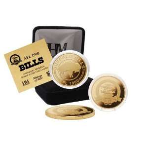  Buffalo Bills AFL 50th Anniversary 24KT Gold Coin