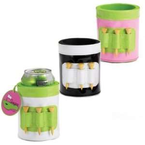 Pink Golf Tee Can Cozy   Insulated Can Holder Kitchen 