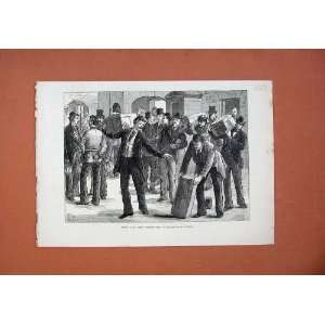  1878 Arrival Army Reserve Men Barracks London War Ta