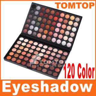 Pro 120 Warm Color Neutral Eye Shadow EyeShadow Palette Makeup New 