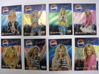 Britney Spears Pepsi Set 8 Cards Limited Edition Thai  
