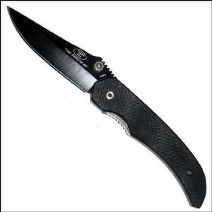  Micro Tiger USA Action Assisted Folding Knife Black Blade 