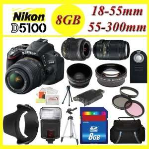 Nikon 18 55mm f/3.5 5.6G VR AF S DX Nikkor Lens and Nikon AF S NIKKOR 