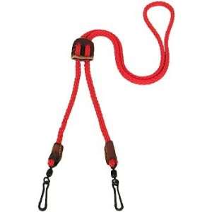  Red Double Whistle Lanyard