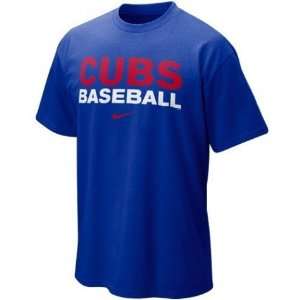   Toddler Chicago Cubs Royal Blue MLB Practice Tshirt