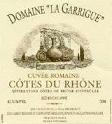 Dom. La Garrigue Cotes du Rhone Cuvee Romaine 2004 
