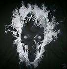 Ghost Rider Flaming Skull B&W T Shirt/Marvel Comics