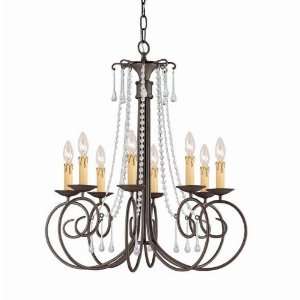   5208 DR CL SAQ chandelier from Soho collection