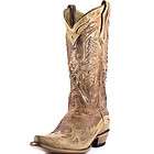Corral Mens Western Boots Genuine Leather Crackled Saddle/Brown R2235 