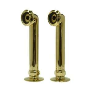  6 RISERS FOR LEG TUB FILLER PVD, DECK Polished Brass 