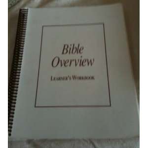  Bible Overview Learners Workbook (9780871599940) Books