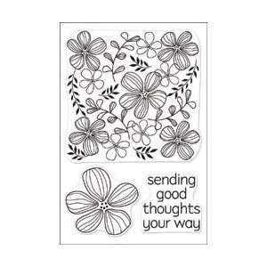   Stamps 4X6 Sheet   Good Thoughts by Hero Arts Arts, Crafts & Sewing