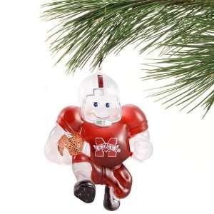  Mississippi State Bulldogs Acrylic Holiday Ornament 