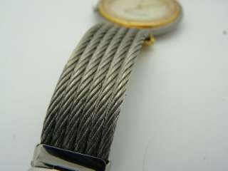 Philippe Charriol Ladys Beautiful Celtic Cable StainlessSteel/Gold 