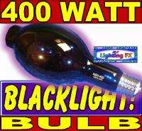 400 WATT BLACKLIGHT BULB EL 400 BLK HQV 400 400W E40  