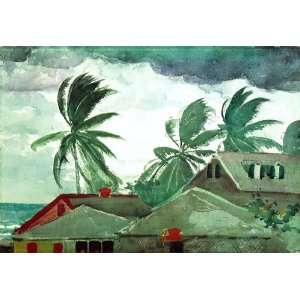   , painting name Hurricane Bahamas, By Homer Winslow