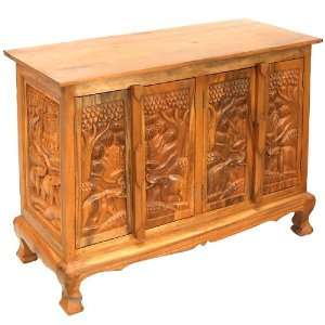 Asian furniture  39 Royal Elephant Storage Cabinet / Sideboard Buffet 