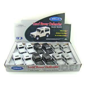  Set of 12   Land Rover Defender 1/38 Toys & Games