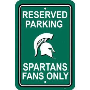  Michigan State Spartans Parking Sign   Set of 2 Sports 