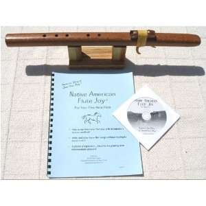  Key of A Lacewood 5 Hole Flute, Book & CD Musical Instruments