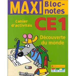  Maxi Bloc notes  Découverte du monde, CE1 (Cahier d 