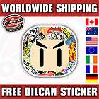 THE SHOCKER HAND sticker bombed and ready for action, car sticker JDM 