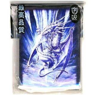Max Protection 50 Count Standard Card Sleeves Arctic Dragon Blue