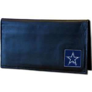 Dallas Cowboys Deluxe Executive Leather Checkbook in a Box   NFL 