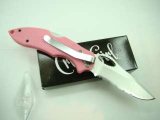 Boker Cinch Cruel Girl Action Knife Ladies Pink BOC092P  