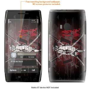   Decal Skin STICKER for Nokia X7 case cover X7 317 Electronics