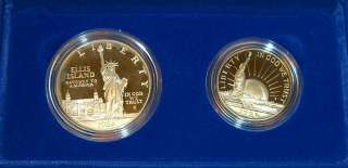 1986 United States Liberty Silver Dollar & Clad Half Dollar Set # 986 
