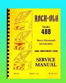 This service manual for Rock Ola Model 488 contains information on