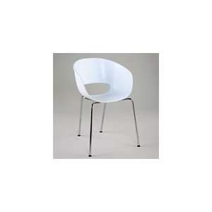  Michele Modern White Dining Chair (Set of 4) by EuroStyle 