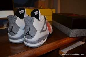 Air Jordan IV 4 Retro White Black Cement 11 2012 3 iii 11 XI concord 