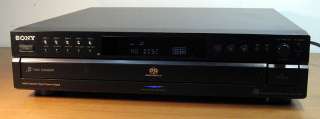 Sony 5 Disc Changer CD Player Super Audio CD SCD CE595 5.1 