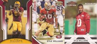 2010 SPX KYLE WILLIAMS RC 49ers 361/599 + 2 RCS  