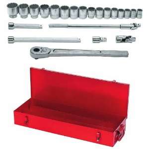   JH Williams WSH 22 22 Piece 3/4 Inch Drive Socket and Drive Tool Set