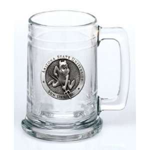  Arizona State Sun Devils Glass Stein (Beverage Mug) 15 oz 