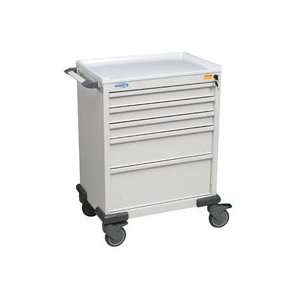  Standard Five Drawer Anesthesia Cart