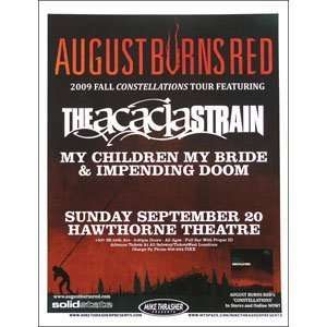  August Burns Red   Posters   Limited Concert Promo