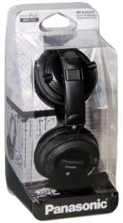 Panasonic RP DJS200E K Street Style DJ Headphones   Black Brand New 