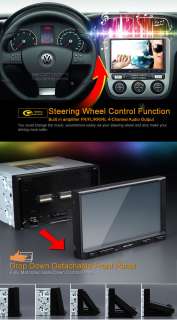   Digital Screen Motorized Touch Screen AVI/DVD//VCD/CD Player