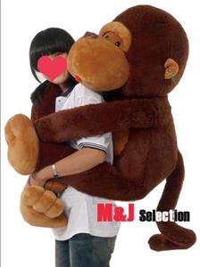 Giant Jumbo Monkey soft toy (130cm 4.2ft) Brown Teddy  