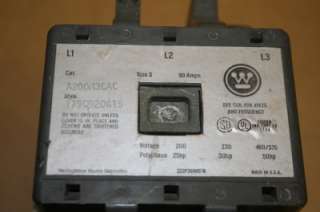 Westinghouse Starter A200M3CAC Size 3, 90 Amp #14728  