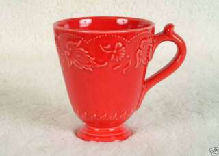VERA BRADLEY My Home  Red Majolica Coffee &Tea Mug  
