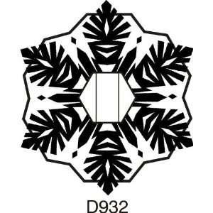  Snowflake Ribbon Slide Rubber Stamp Arts, Crafts & Sewing