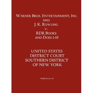  Warner Bros. Entertainment, Inc. & J. K. Rowling v. RDR 