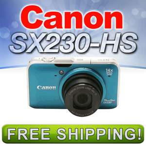 Canon PowerShot SX230 (Blue) HS Digital New 5044B001 13803135022 