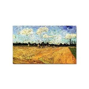  Ploughed Field By Vincent Van Gogh Magnet
