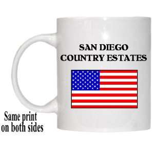  US Flag   San Diego Country Estates, California (CA) Mug 
